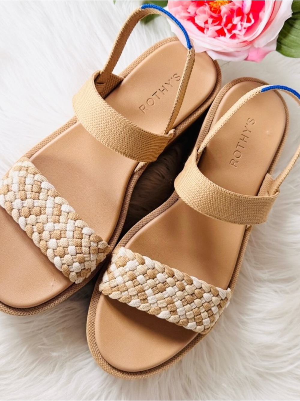 Rothy’s 
The Lighweight
Braided Wedge Sandals
Size 8 for Women